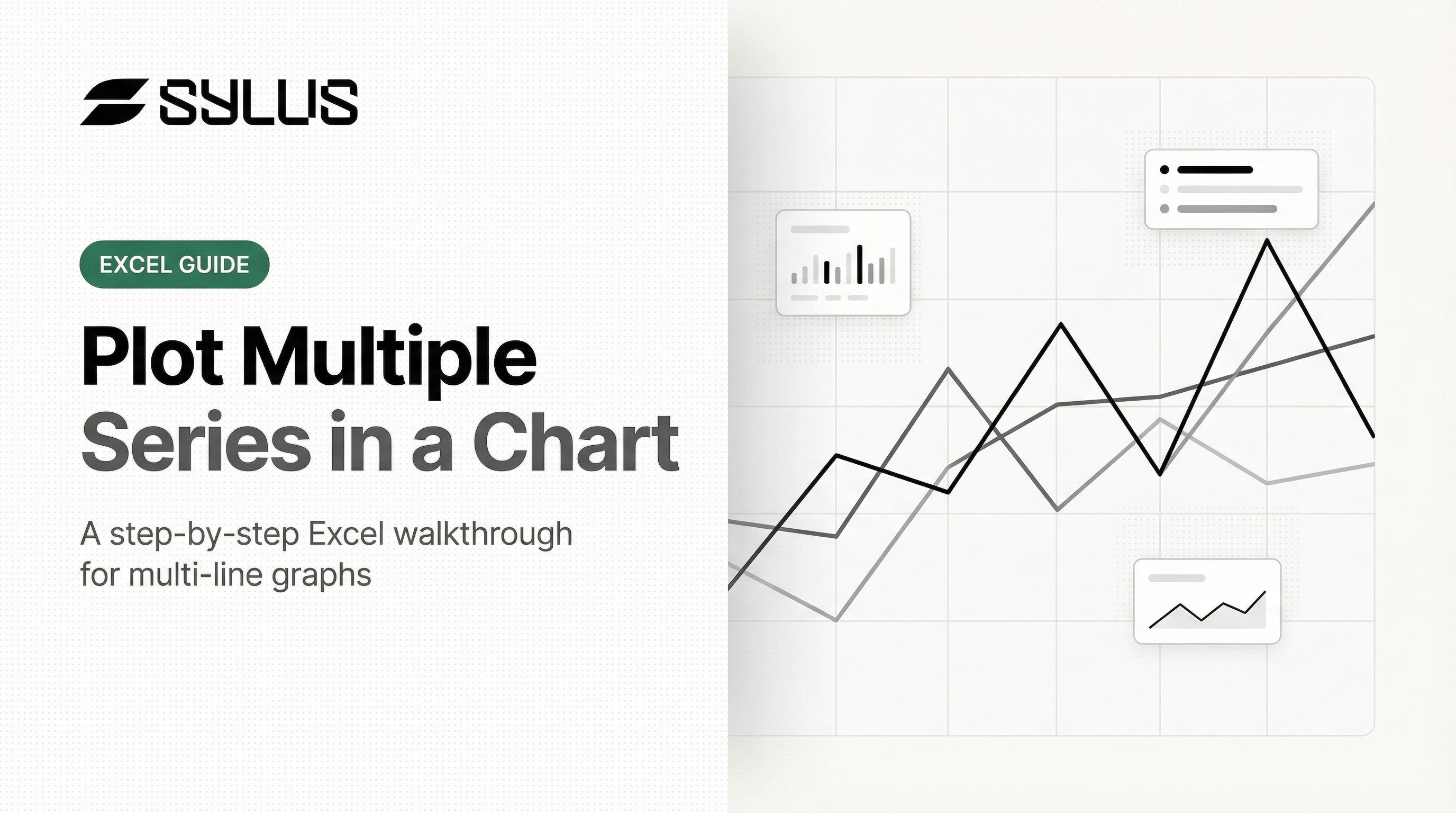 How to Plot Multiple Series in a Line Graph — Excel Guide