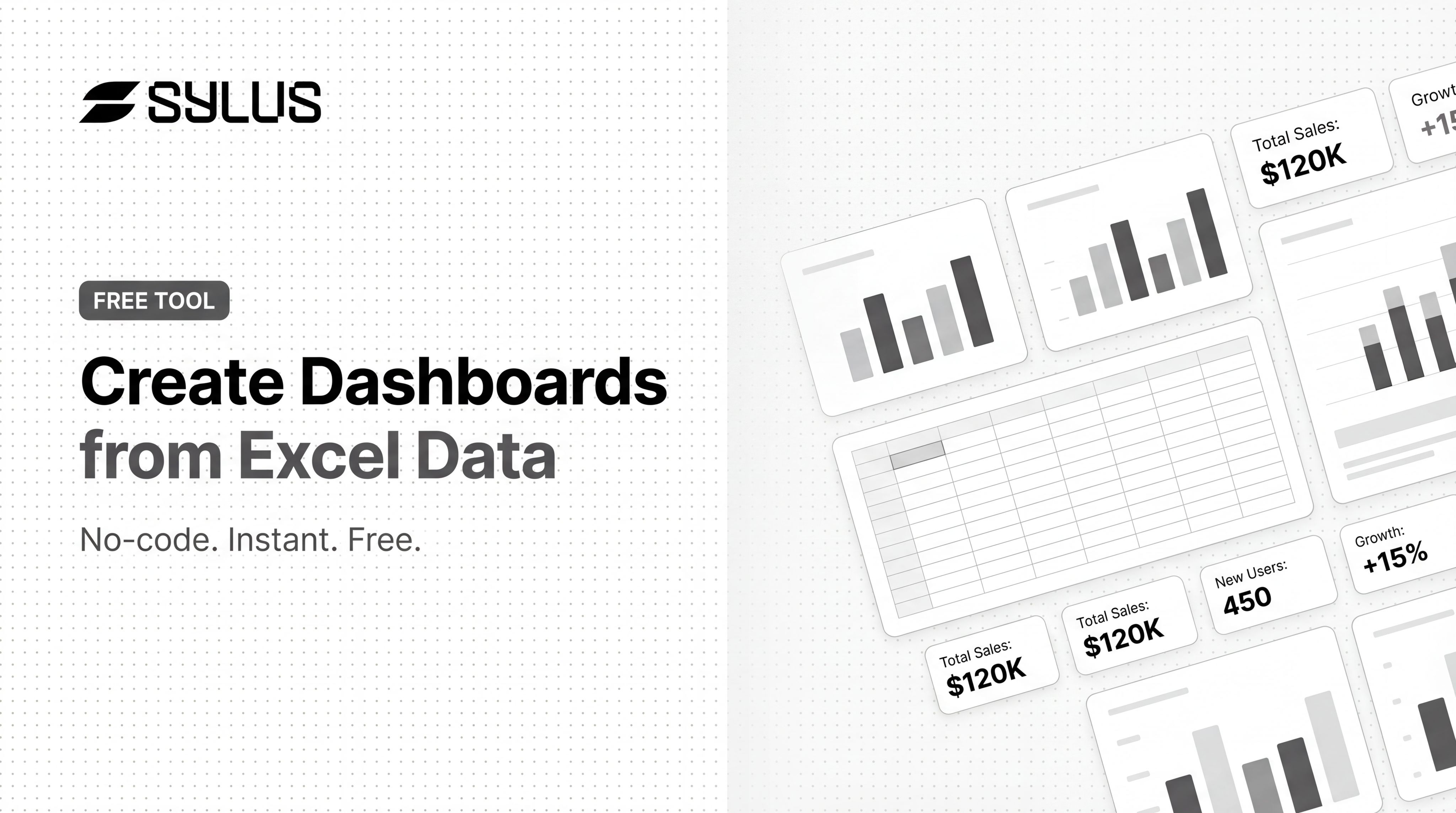 Free Dashboard Builder — Create from Excel Data