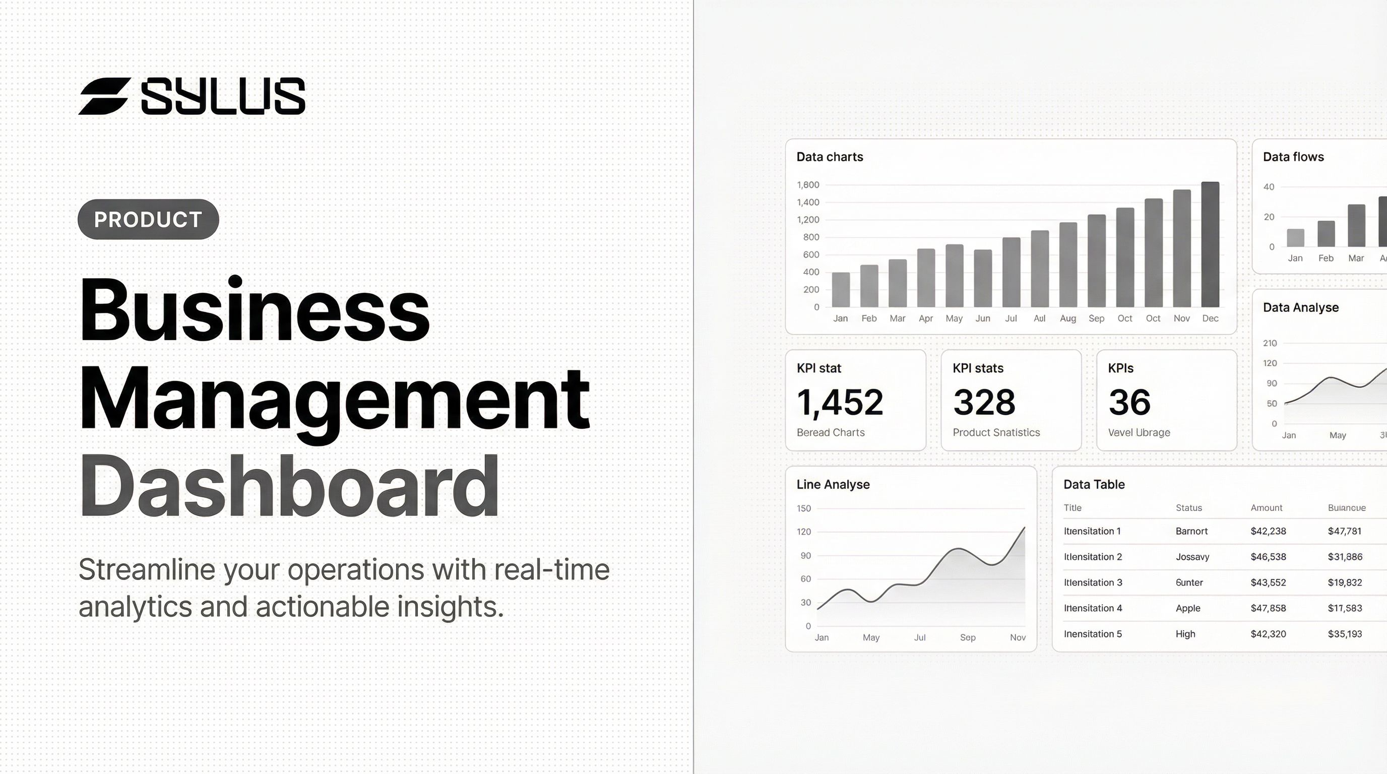 Business Management Dashboard