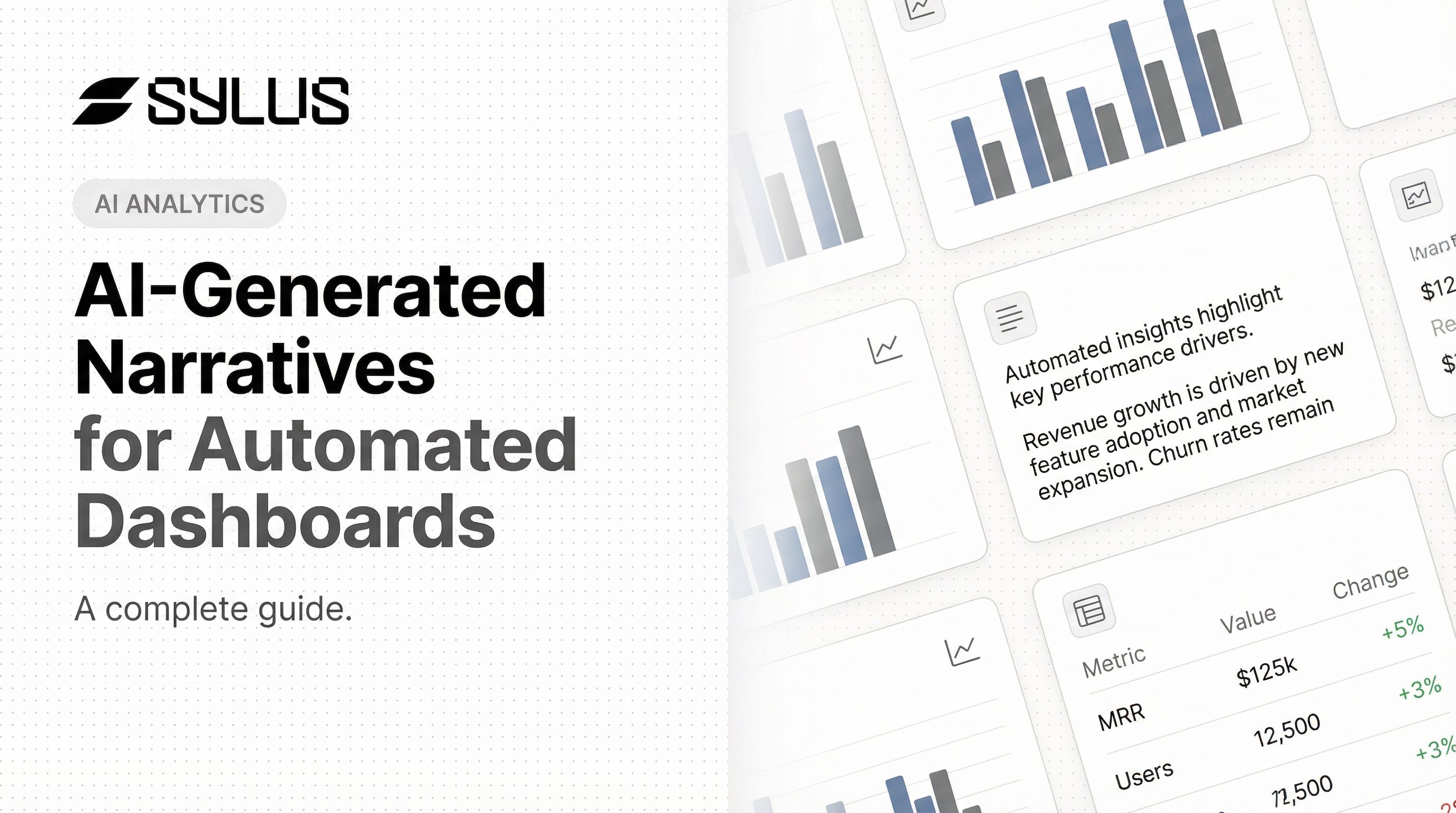 AI-Generated Narratives for Automated Dashboards: Complete Guide
