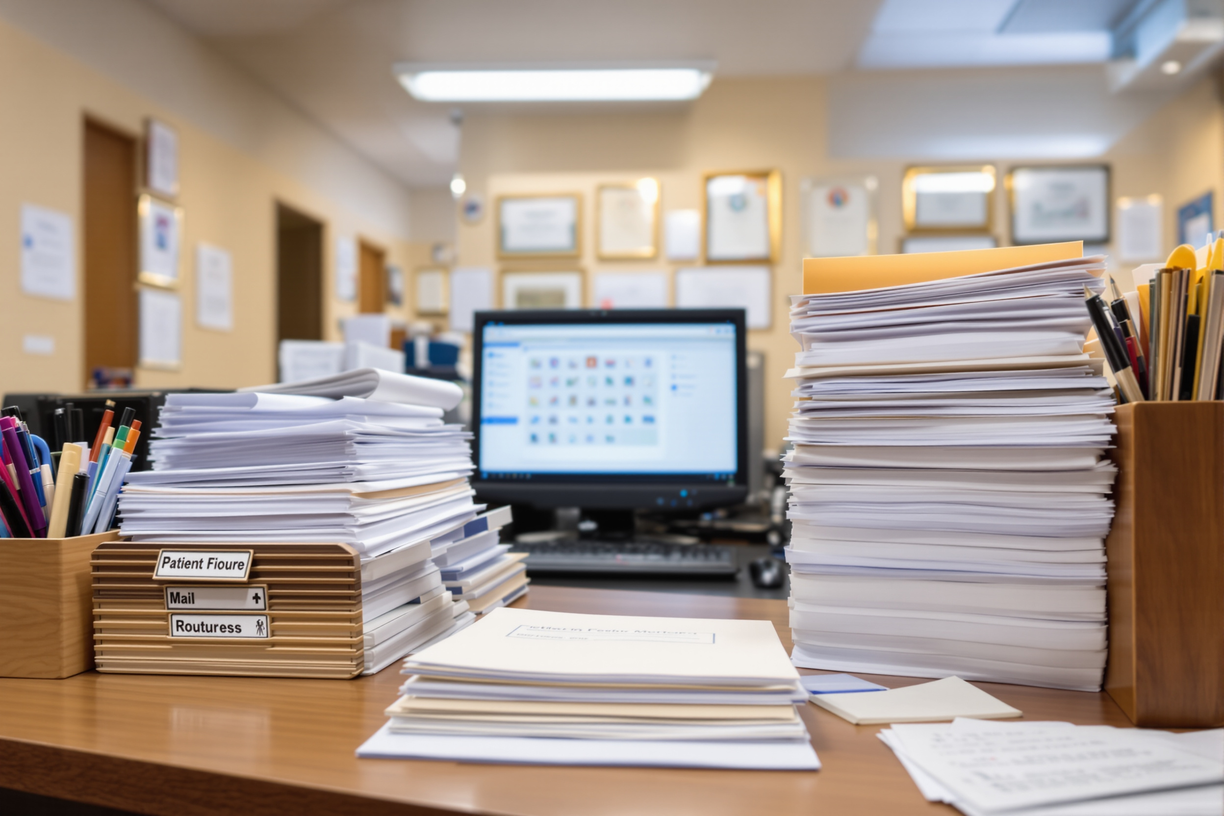 Healthcare administrative mail organization and patient document routing#1.6