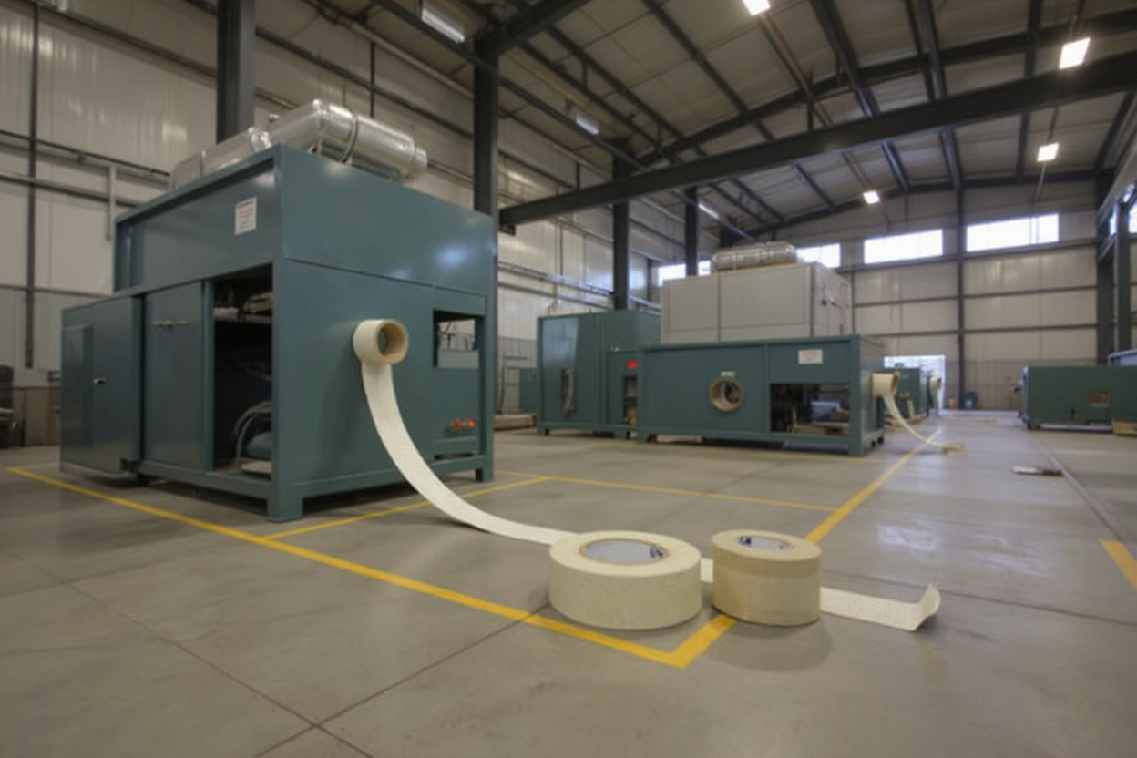 Industrial facilities utilizing specialized cloth tape for insulation and protection applications#1.6