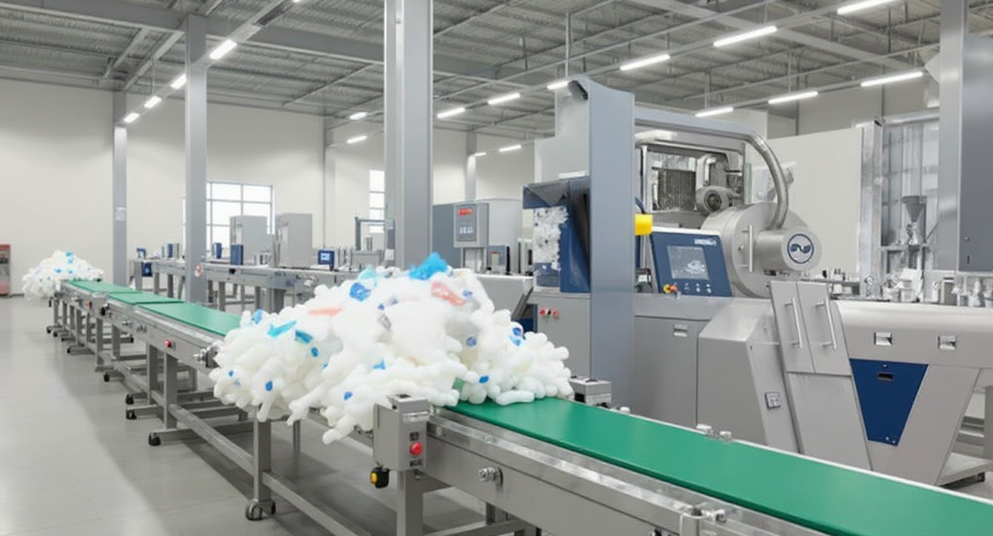 Plastics manufacturing production line with automated temperature monitoring#1.9