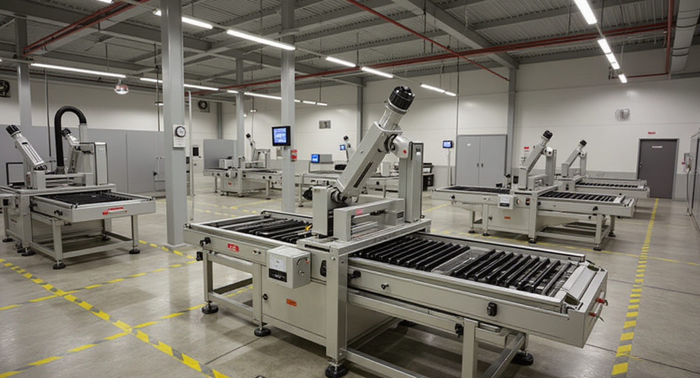 Robotic systems and automation equipment in manufacturing environment#1.9