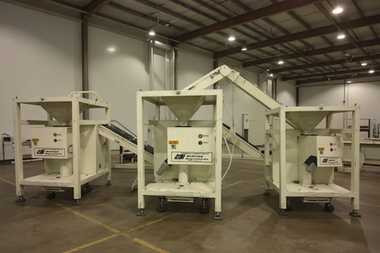 Material handling systems with integrated metal separation for industrial applications#1.5