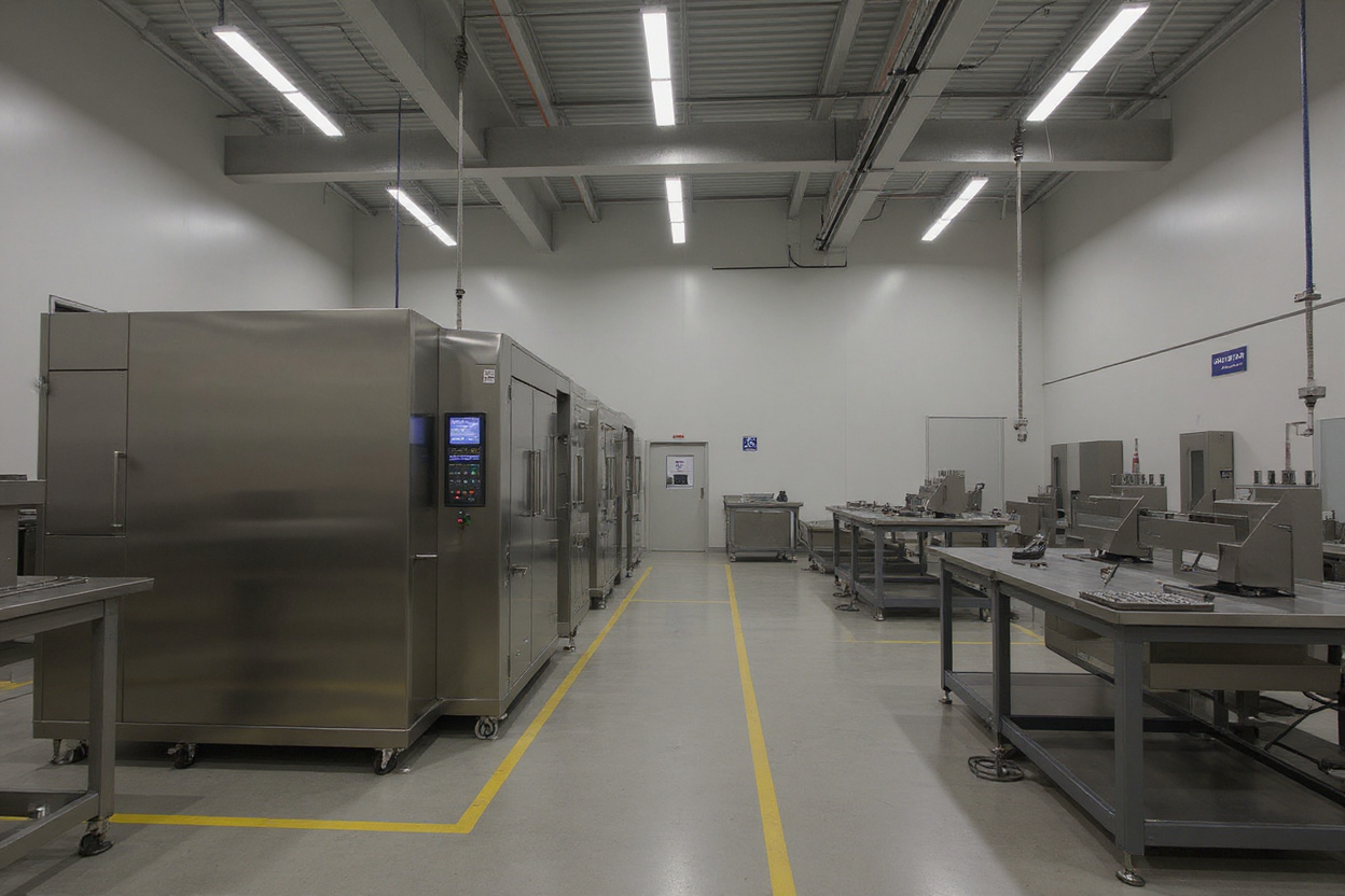 Aerospace manufacturing facility with precision metal finishing equipment#1.5