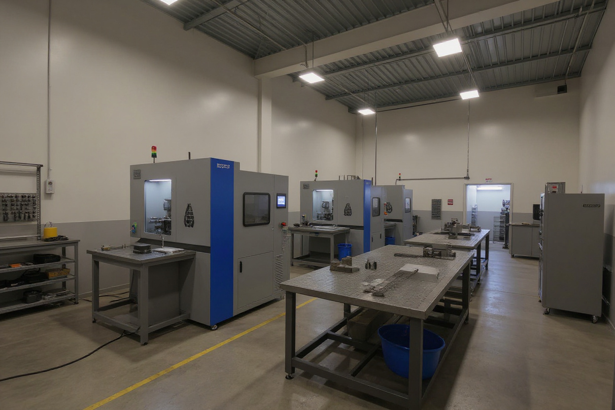 Small manufacturing facility with CNC equipment for prototyping#1.5