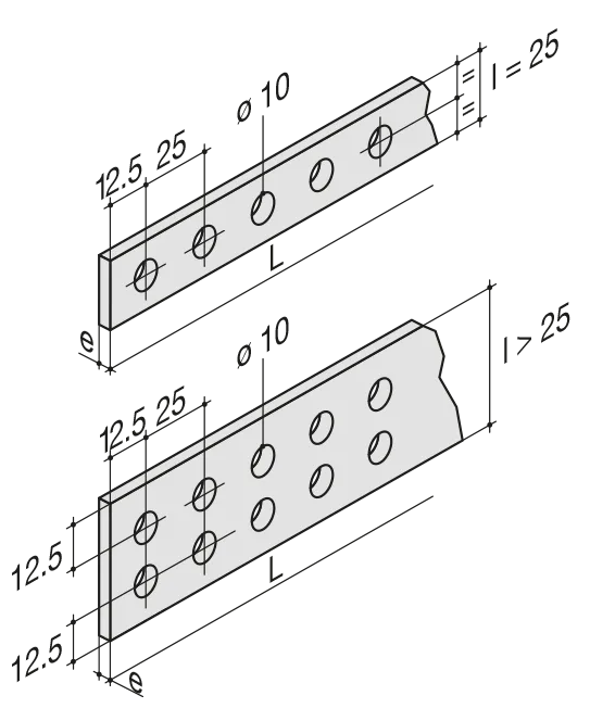ignoreGeneration#Prepunched copper bars