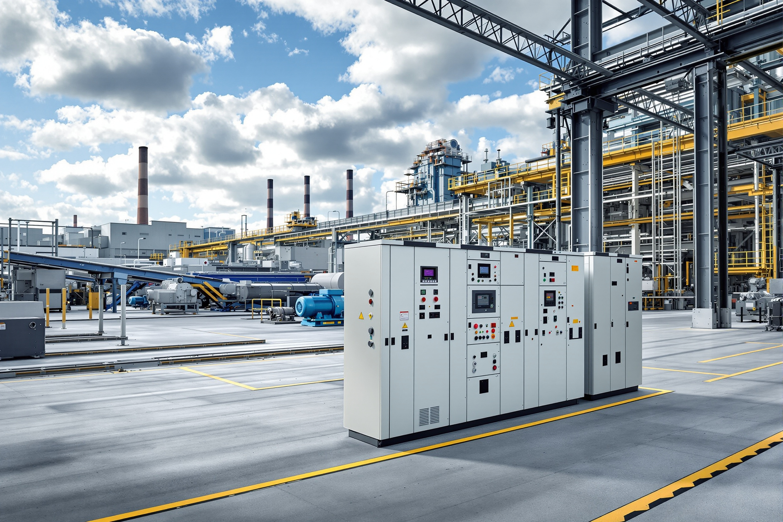 Industrial manufacturing plants and automation systems with motor control and drive protection#1.5