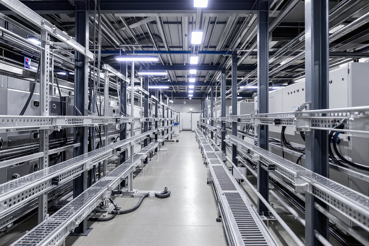 Manufacturing Plants manufacturing and processing facilities requiring reliable cable management systems for machinery and control systems#1.6