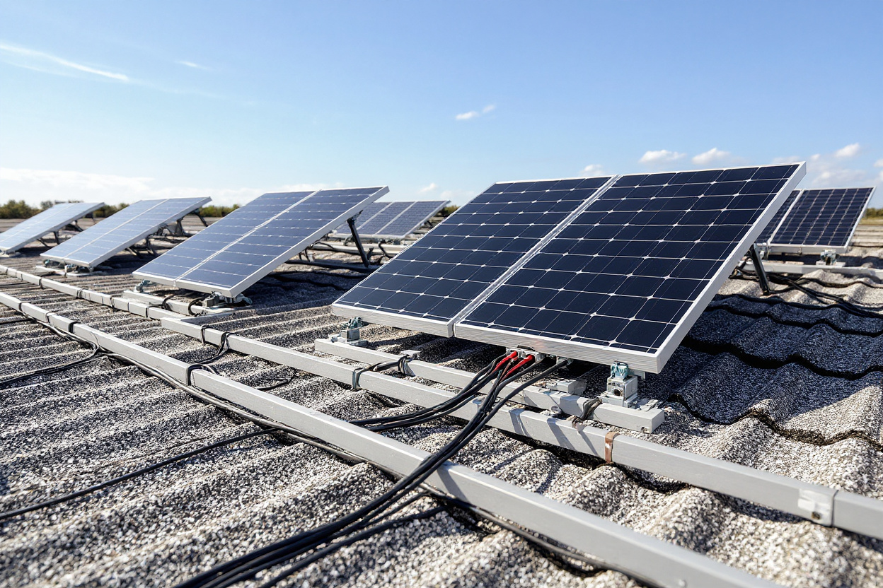 Renewable Energy solar panels and outdoor installations requiring UV-resistant cable management systems#1.6