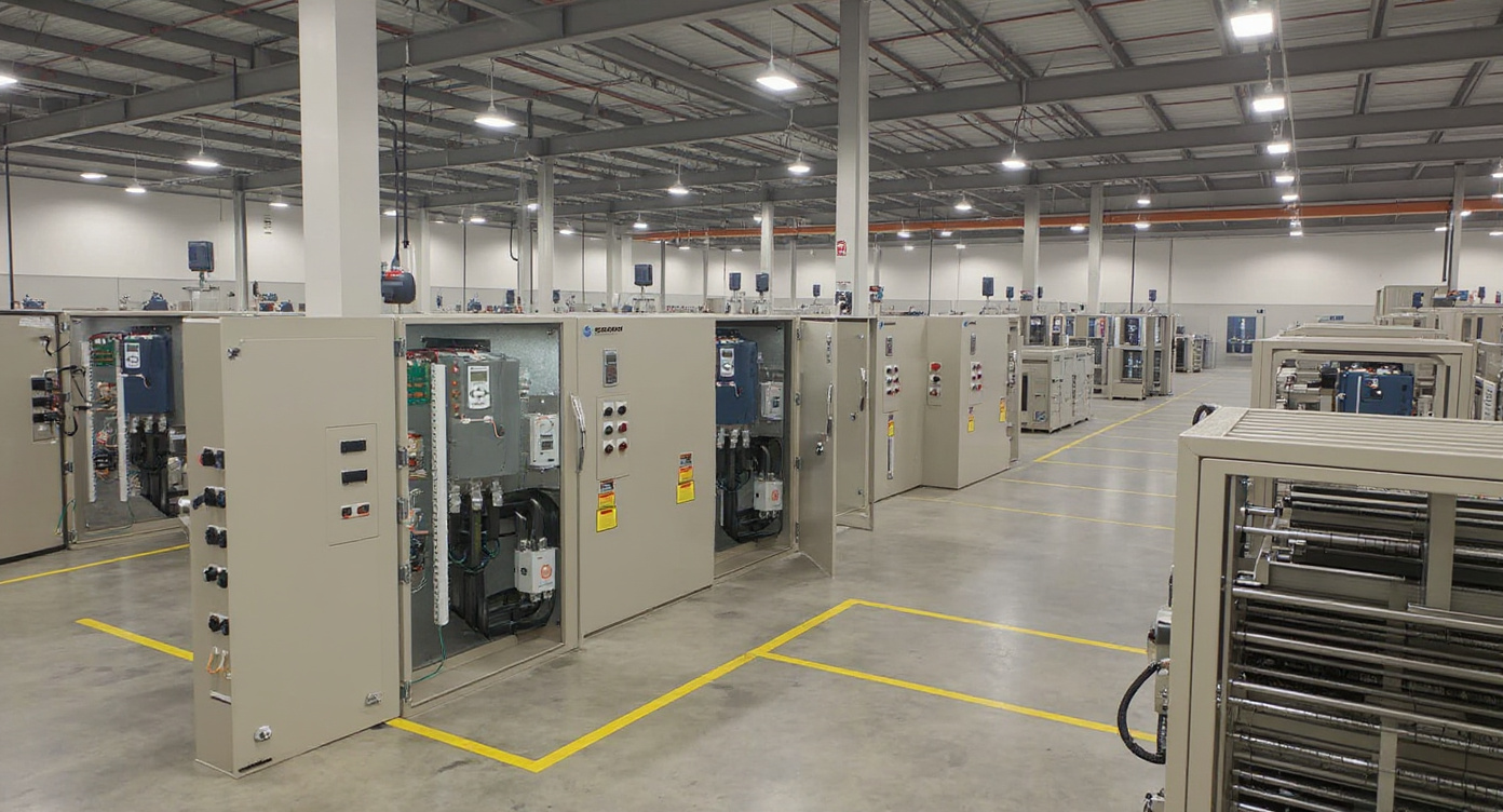 Manufacturing plants with industrial motor control systems requiring precise soft starter solutions#1.9