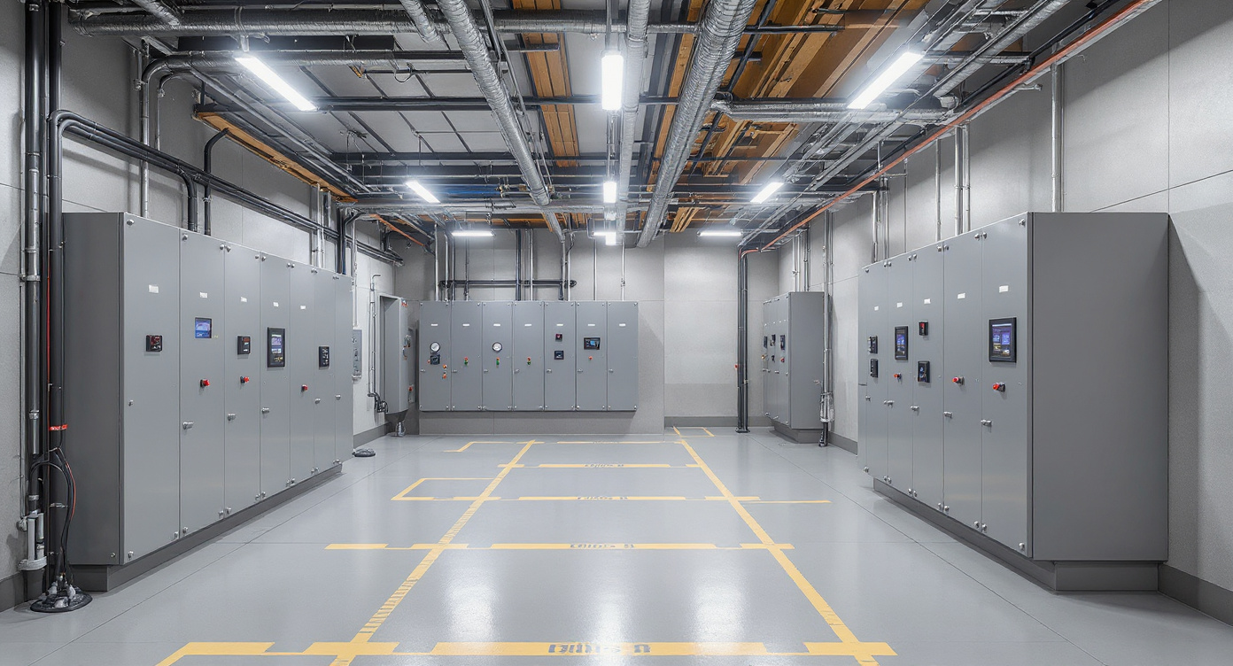 Manufacturing facility with power monitoring systems for electrical installations and energy management#1.9