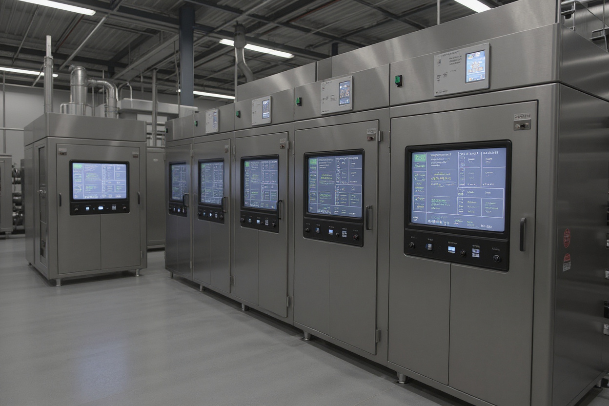 Process automation and chemical plant control systems with touchscreen HMI panels#1.6