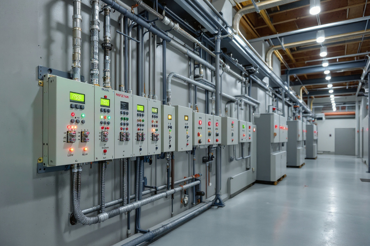 Industrial facility with electrical protection equipment for overcurrent safety systems#1.5