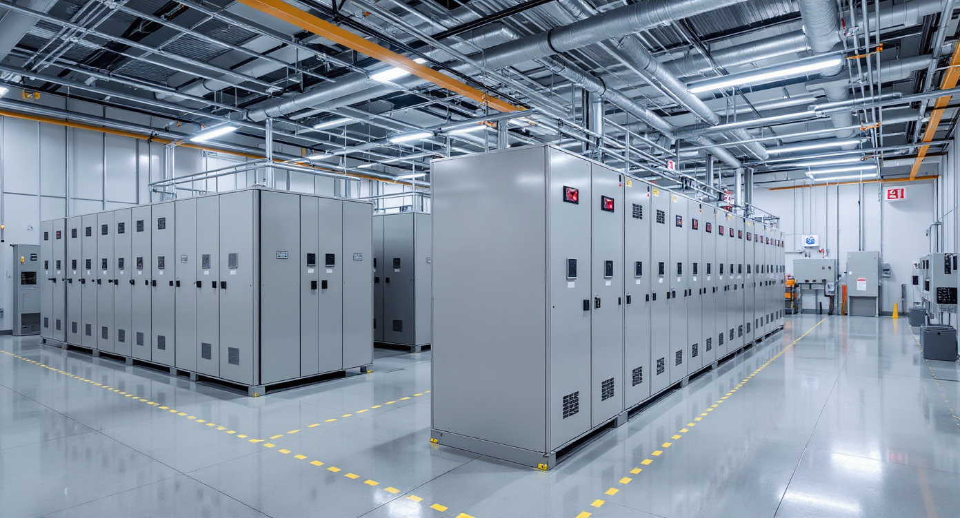 Energy storage system with battery banks and DC protection equipment#1.9