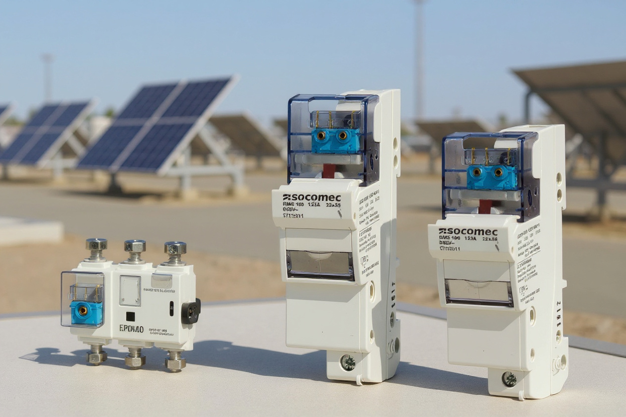 Solar installation overcurrent protection with fuse holders and safety systems#1.6