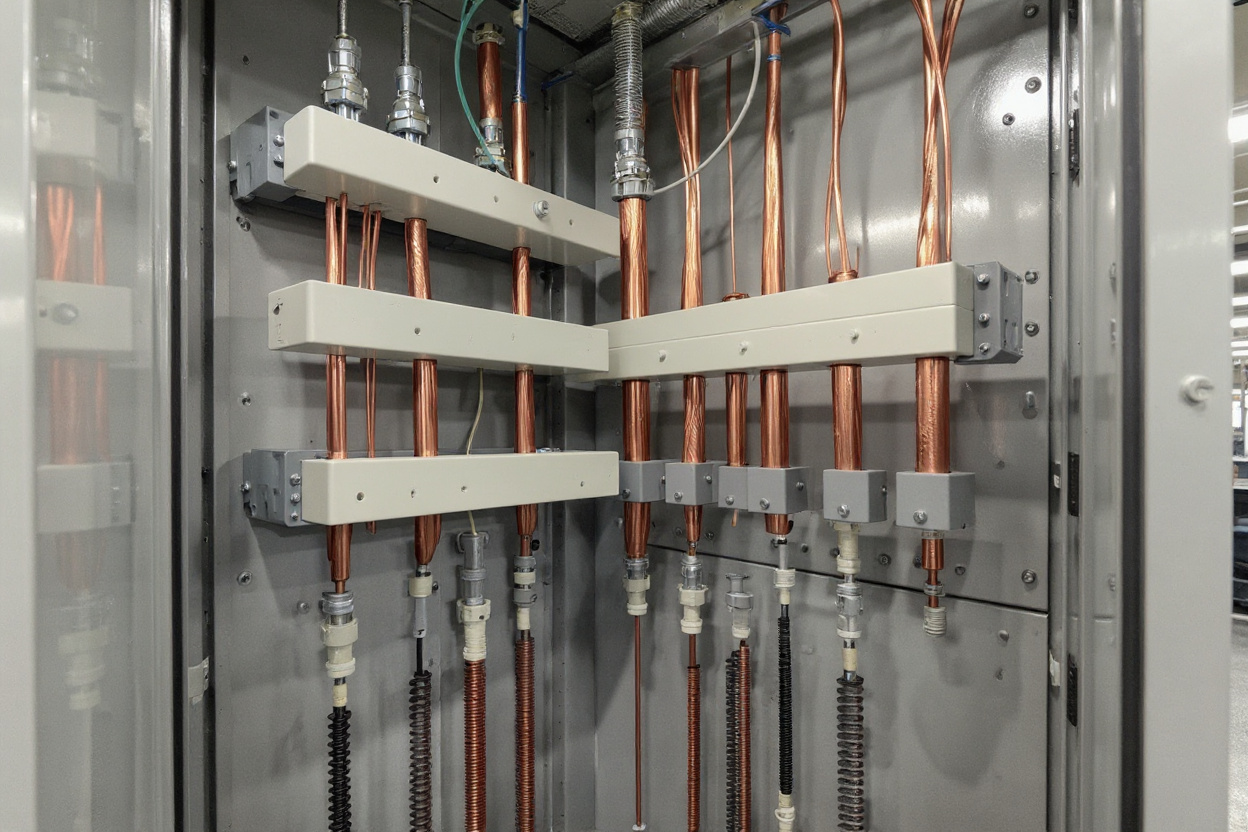 Control cabinet electrical connections with busbar systems#1.5