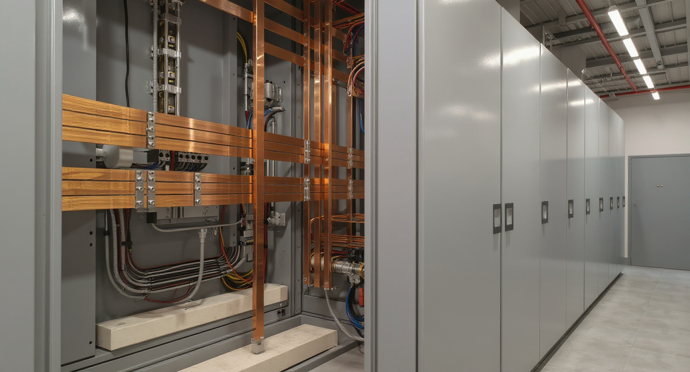 Short circuit protection systems with copper aluminum busbar installations#1.7