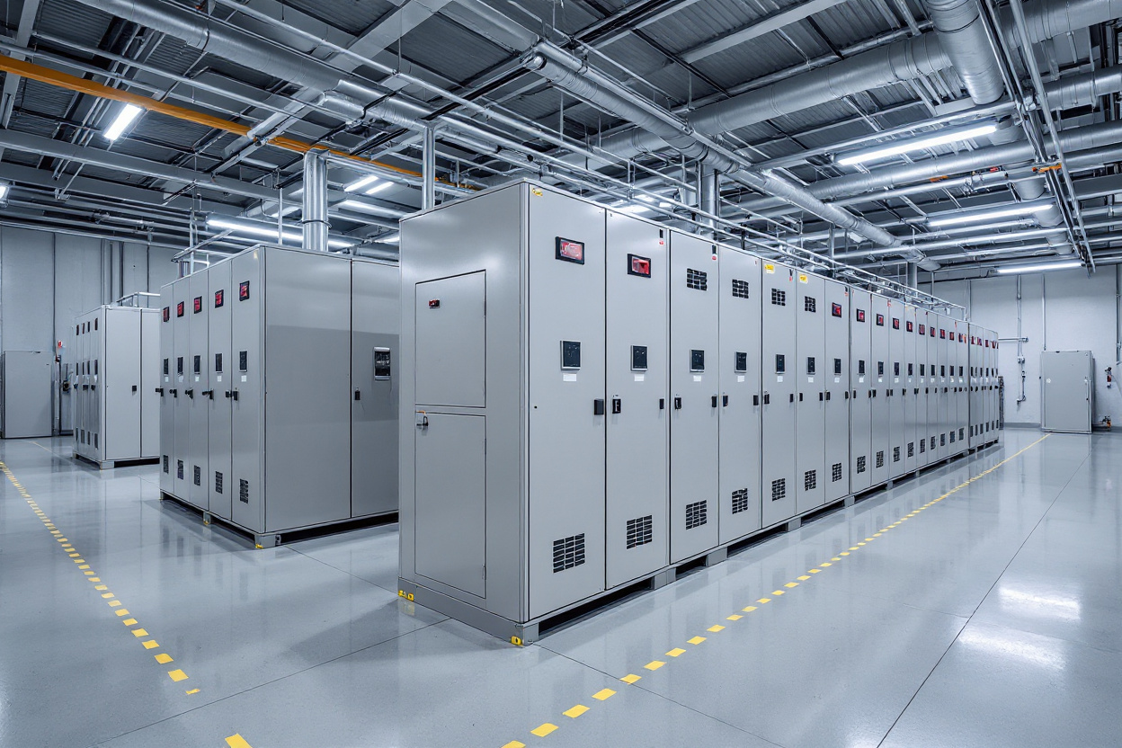 Energy storage system with battery banks and DC power switching infrastructure#1.5