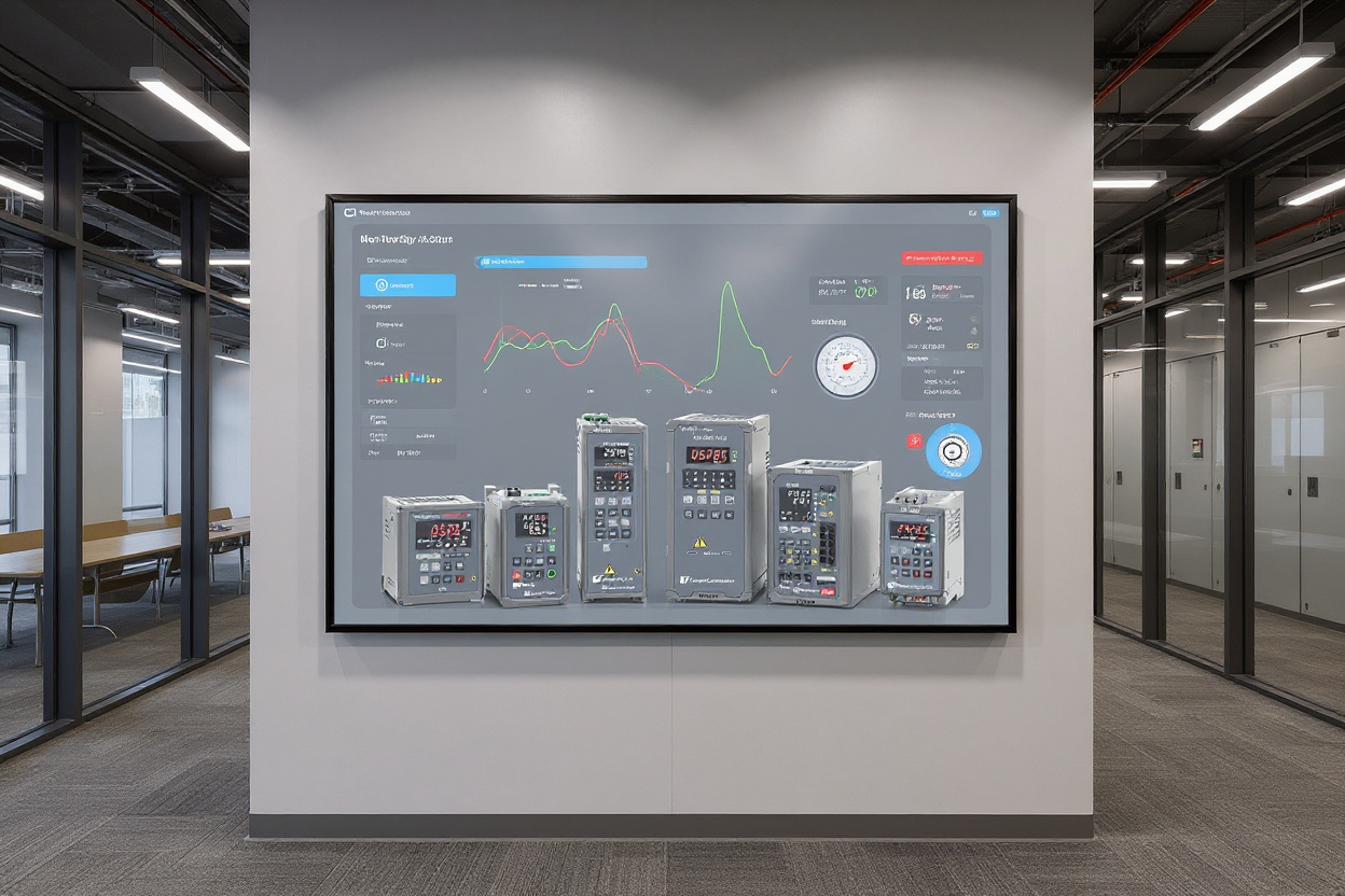 Multi-utility monitoring interface displaying electricity water gas consumption for commercial buildings#1.6