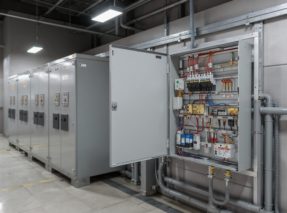 Short circuit protection systems with secure busbar mounting for electrical safety applications#1.3