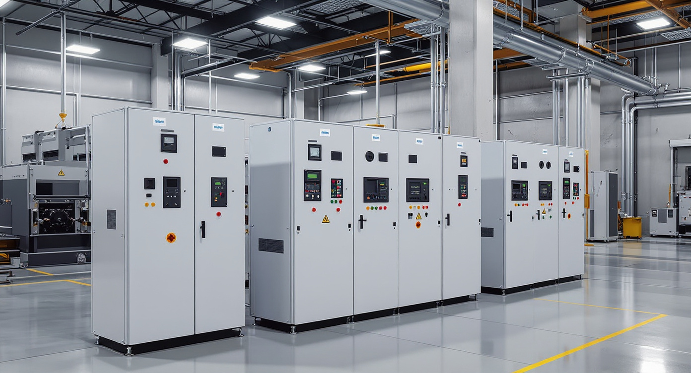 Three phase motor starting control systems in manufacturing facilities#1.9