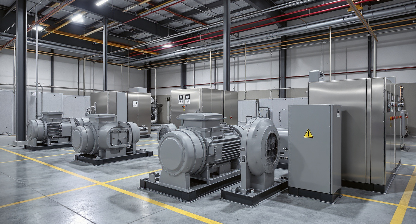 Industrial pumping systems with adjustable voltage control deceleration#1.9