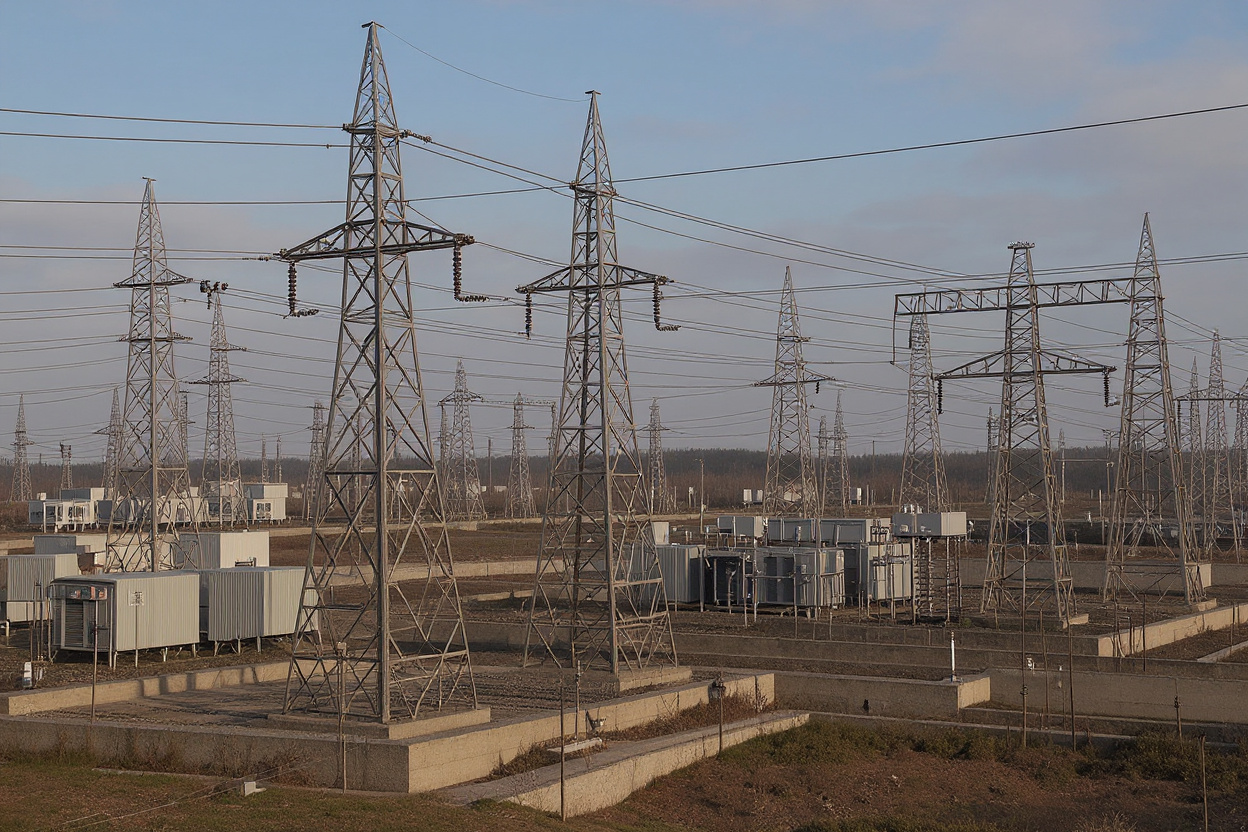 High voltage DC network infrastructure and electrical distribution#1.5