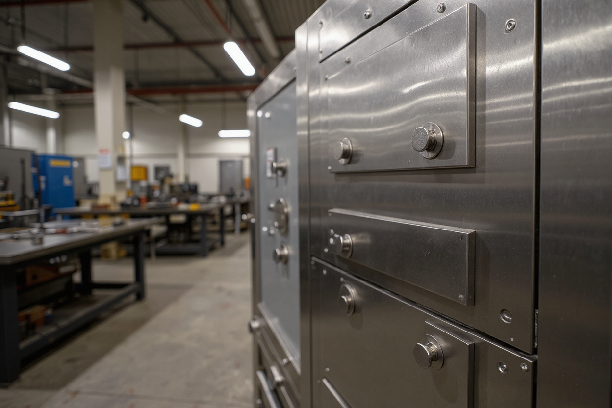 Industrial mounting applications with countersunk screws for equipment#1.5