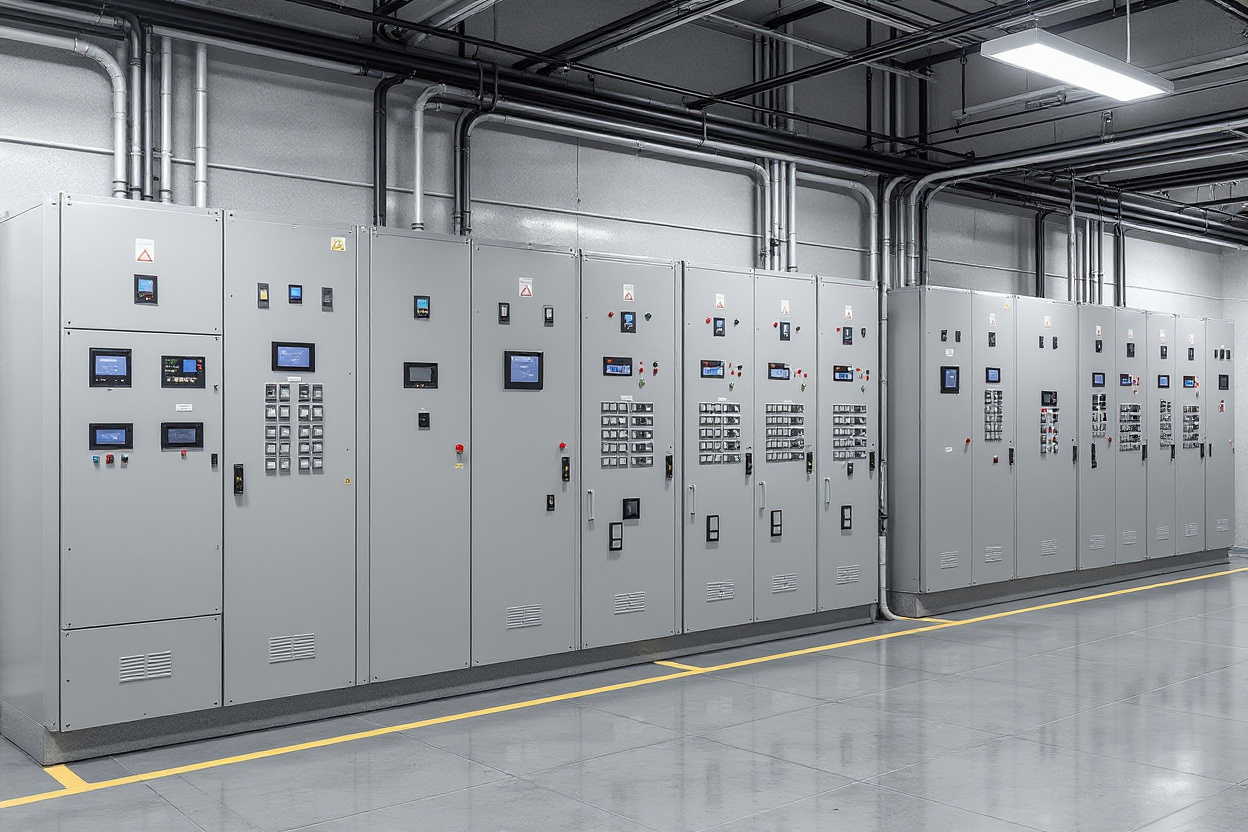 Industrial power distribution electrical panels and control systems#1.6