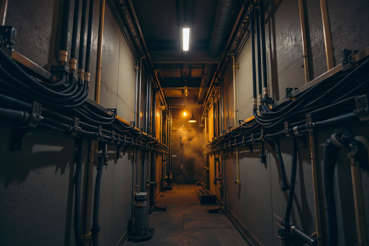 Industrial high temperature wiring and cable management in manufacturing facilities#1.6