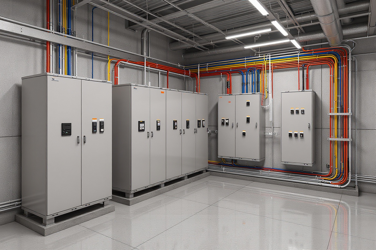 Electrical control panels and switchgear cable management systems#1.5