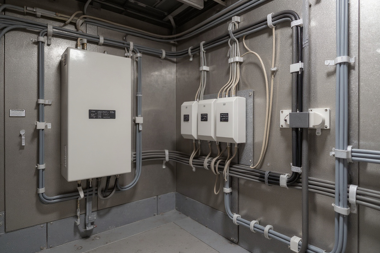 Marine vessel electrical systems and shipboard cable organization#1.5