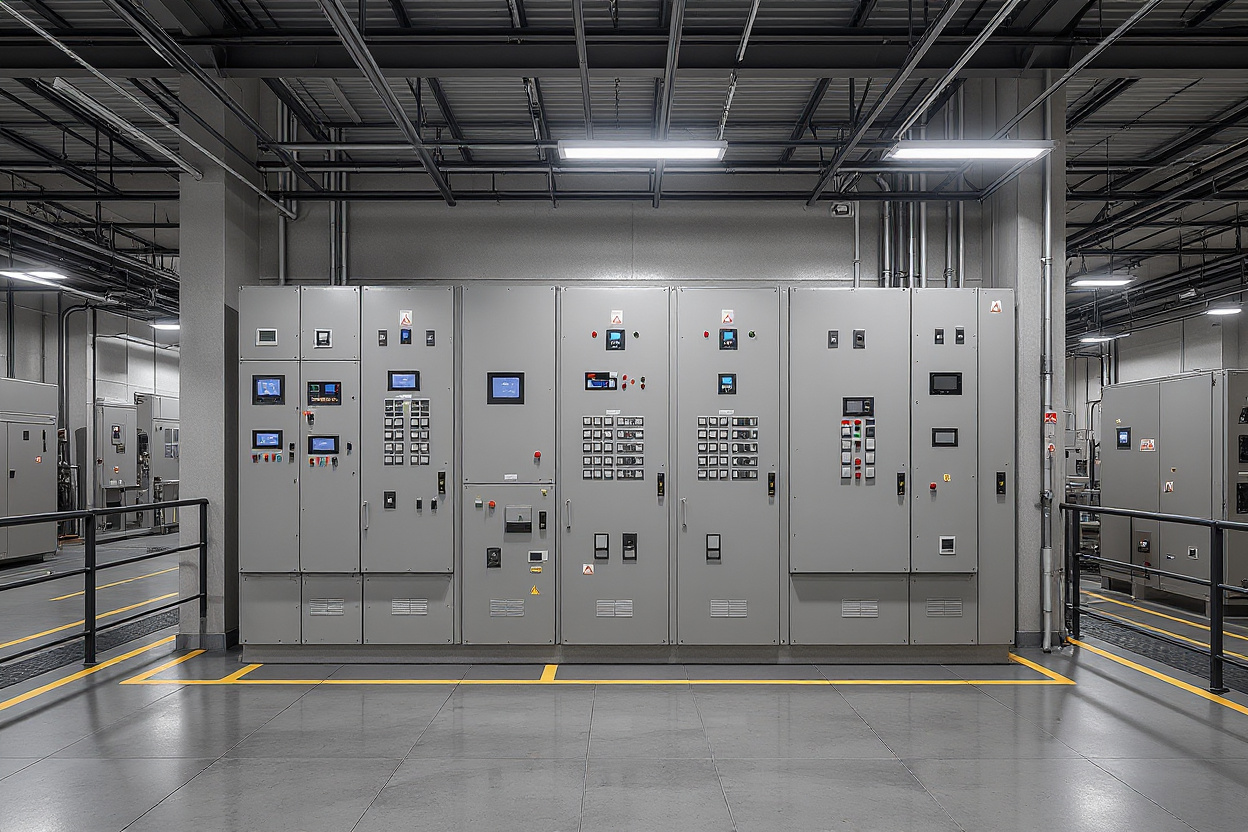 Industrial power distribution equipment in manufacturing facility#1.5