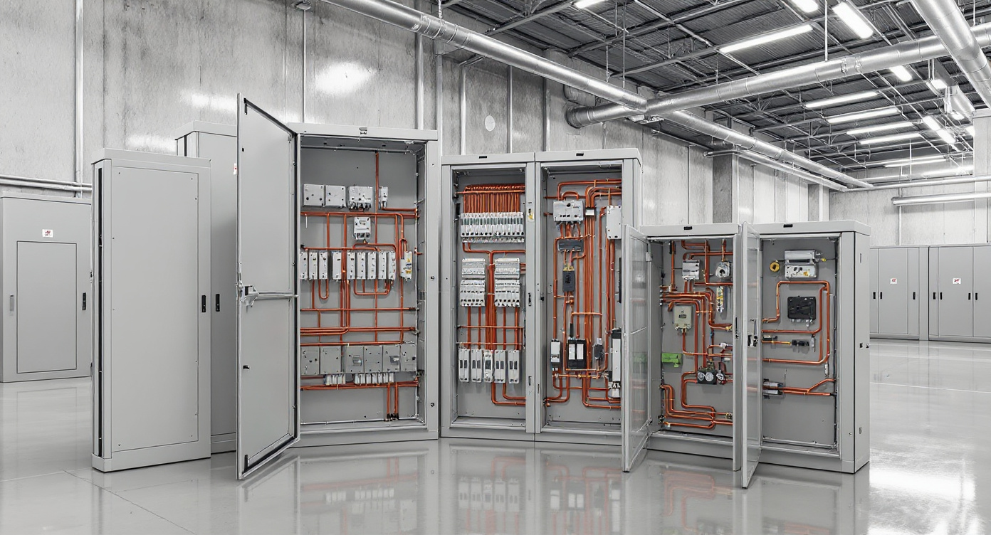 Commercial electrical enclosures with busbar supports ensuring safety and compatibility#1.8