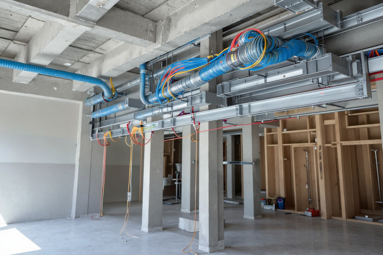 Building support cable mounting systems for construction and electrical installations#1.5