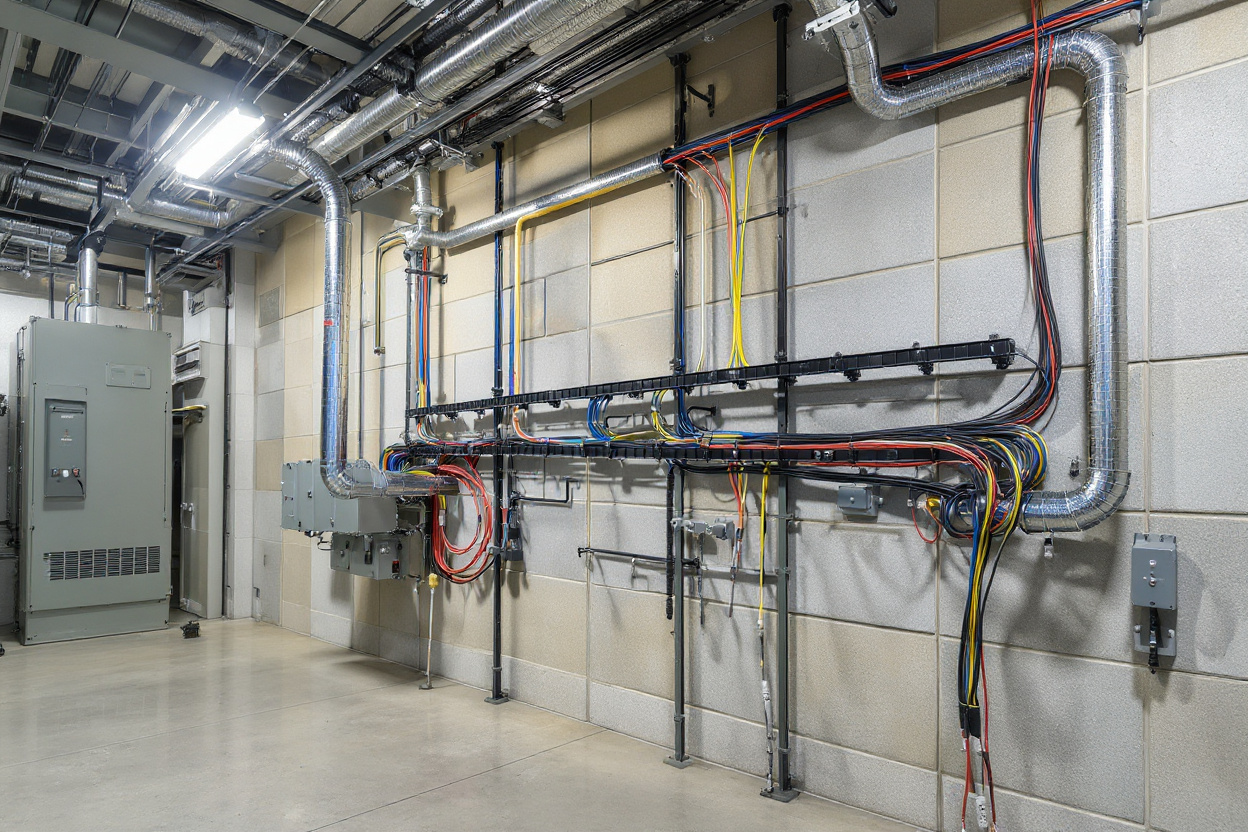 Industrial and commercial electrical installations with cable support systems#1.5