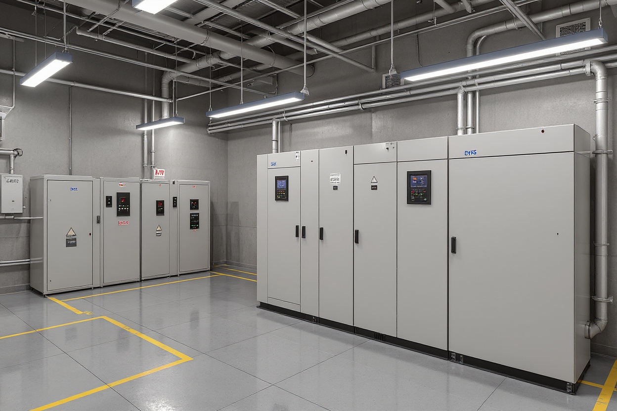 Commercial building electrical systems with behind-the-meter energy storage and power monitoring equipment#1.6