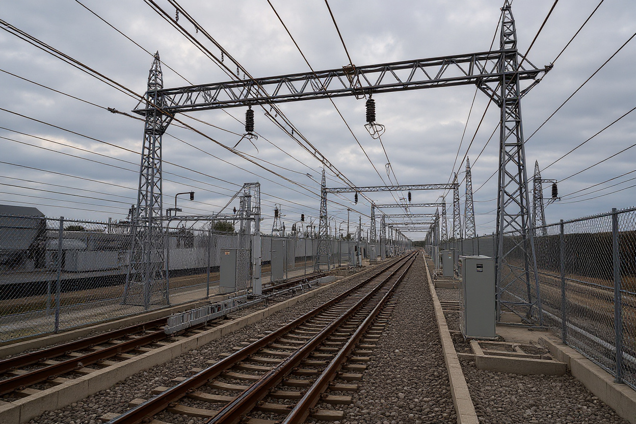 Transportation infrastructure with electrical power systems and DC monitoring equipment for rail and transit applications#1.6