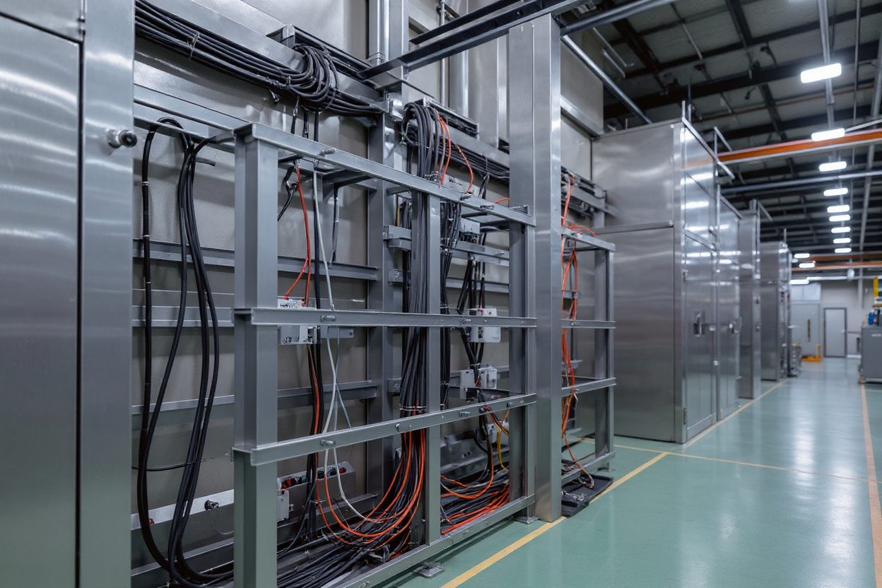 Industrial wiring and manufacturing equipment cable management#1.5