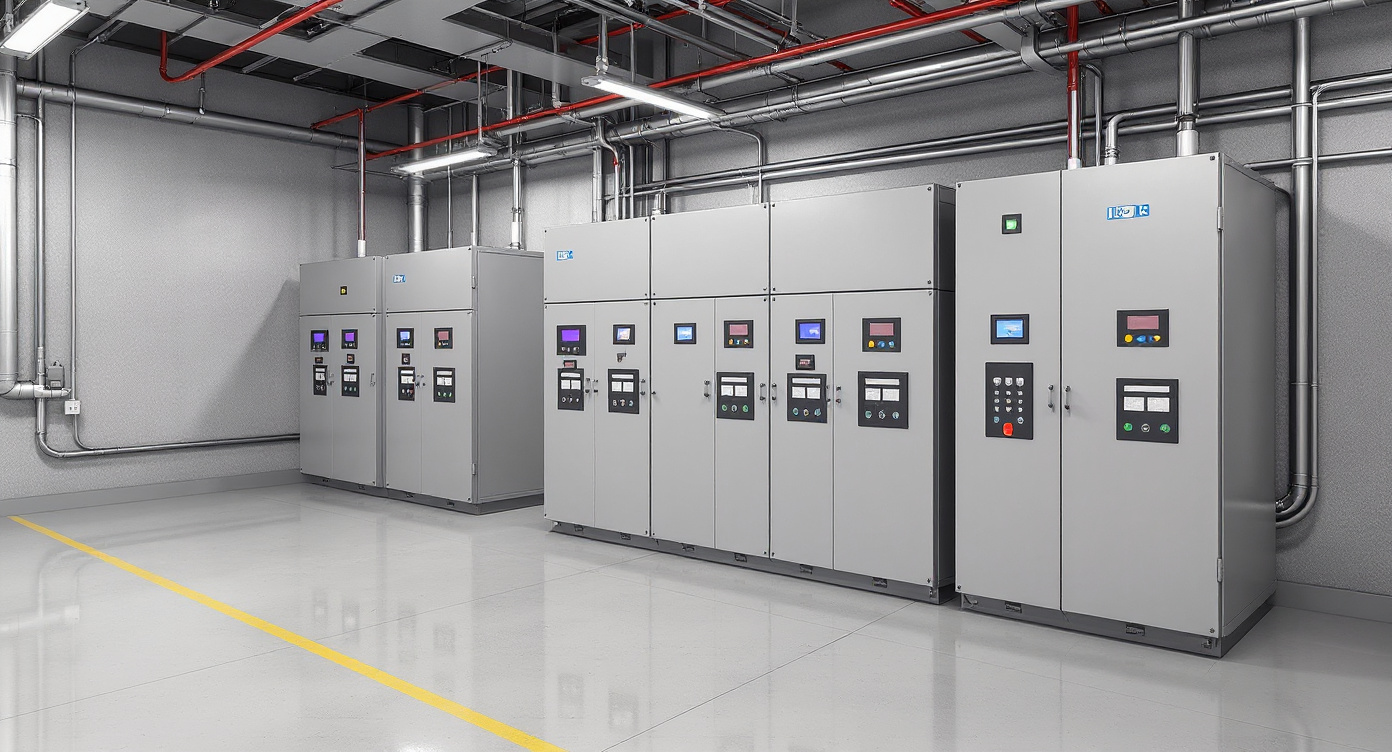 Motor control cabinets and electrical panels for three phase motor starting applications#16:9