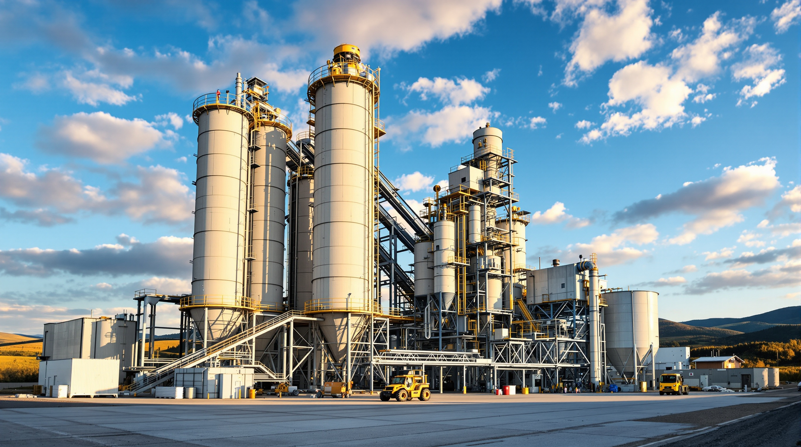 Construction and cement processing plants with fine powder handling equipment#1.9