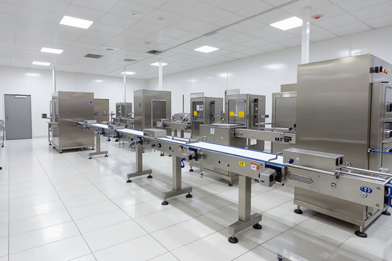 Food processing conveyor systems for packaging operations#1.6