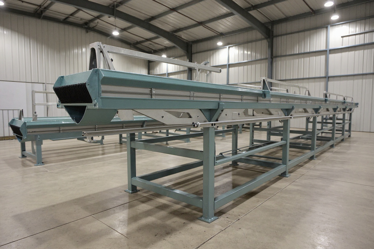 Agricultural conveyor systems for seed fertilizer and feed packaging#1.6