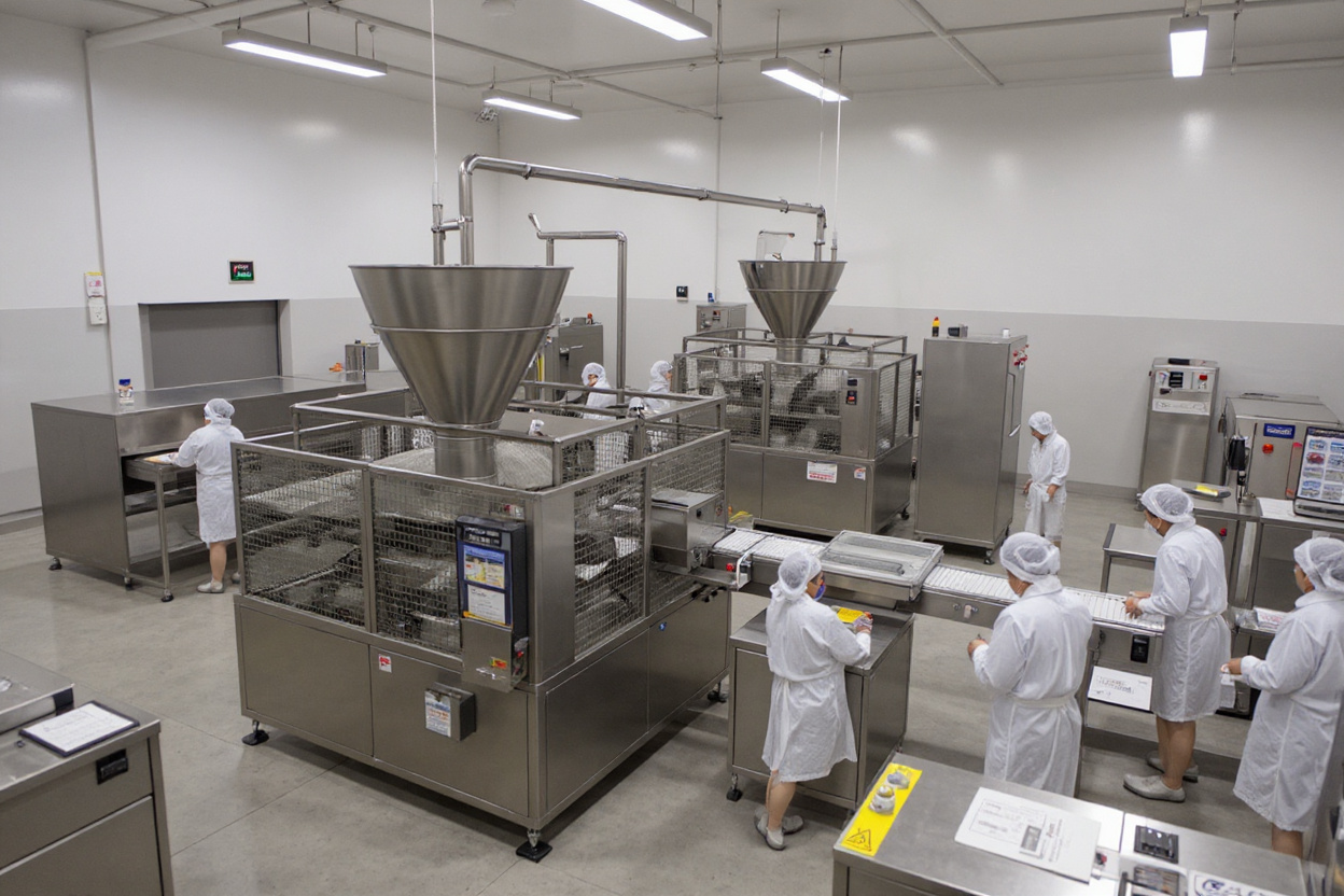 Food industry bulk bag filling operations with quality control standards#1.6