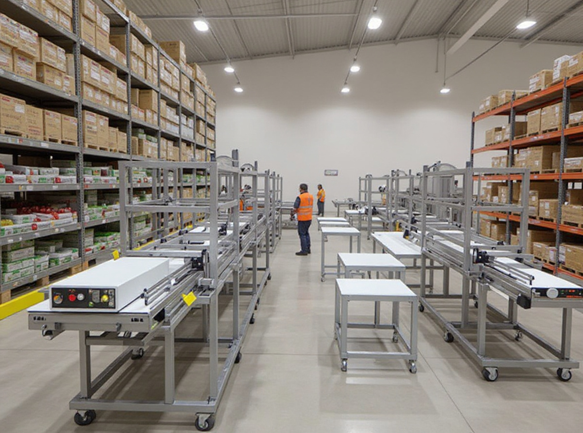 Agricultural operations packaging seeds, fertilizers, and feed products with gentle handling systems#1.3