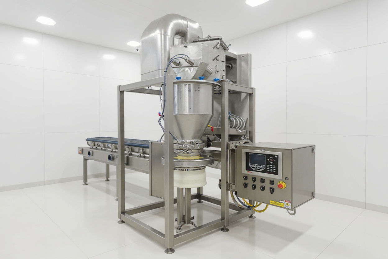 Bulk material transfer system for food processing#1.5