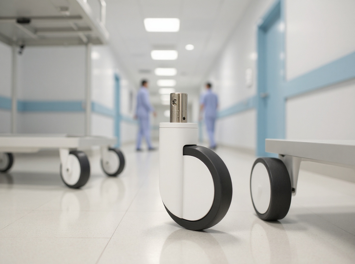 Healthcare facilities using medical casters for patient transport equipment#1.2