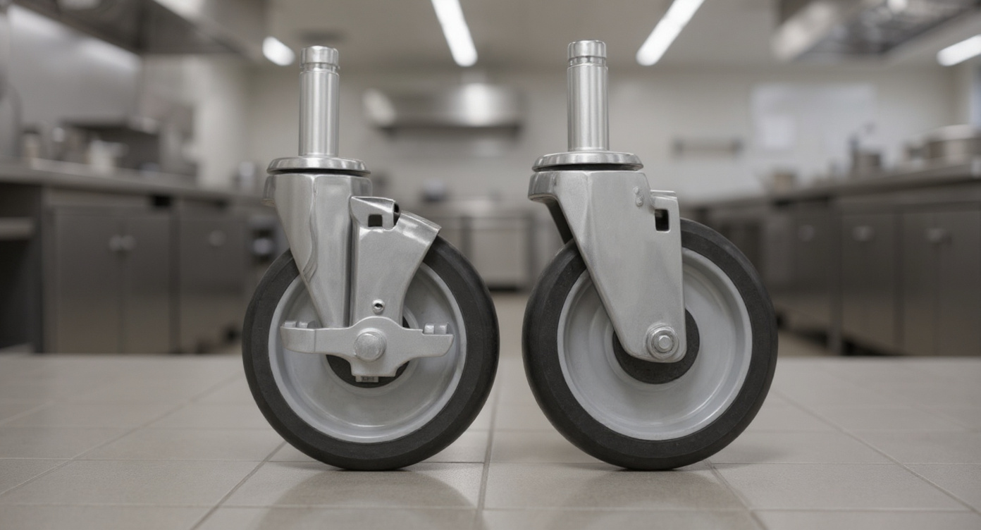 Food service industry requiring hygienic cart wheels for dietary carts and kitchen equipment#1.9